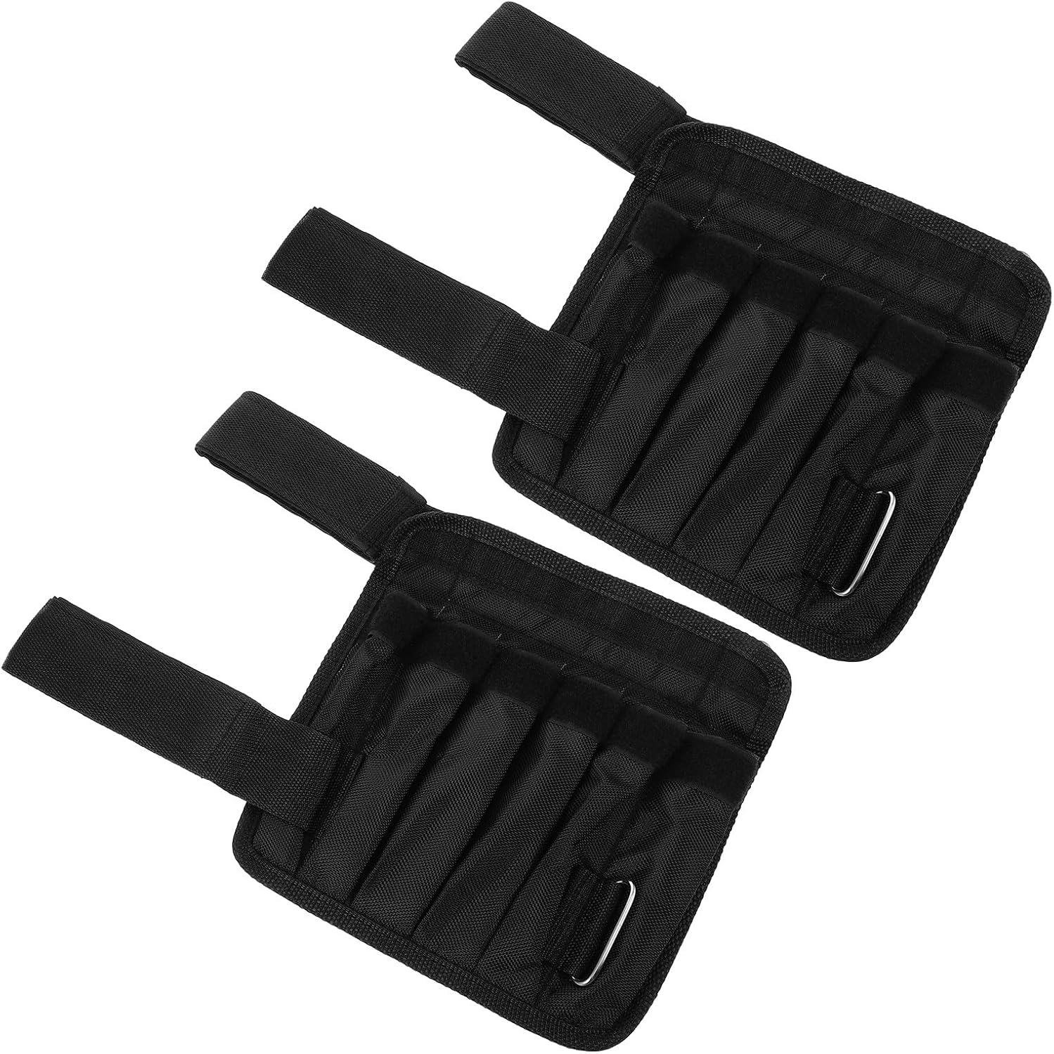 Adjustable Weighted Wrist Bands for Men and Women, Oxford Cloth 2pcs Fitness Wrist Weights with Steel Plate Inserts, to 5kg Load for Strength Training and Running