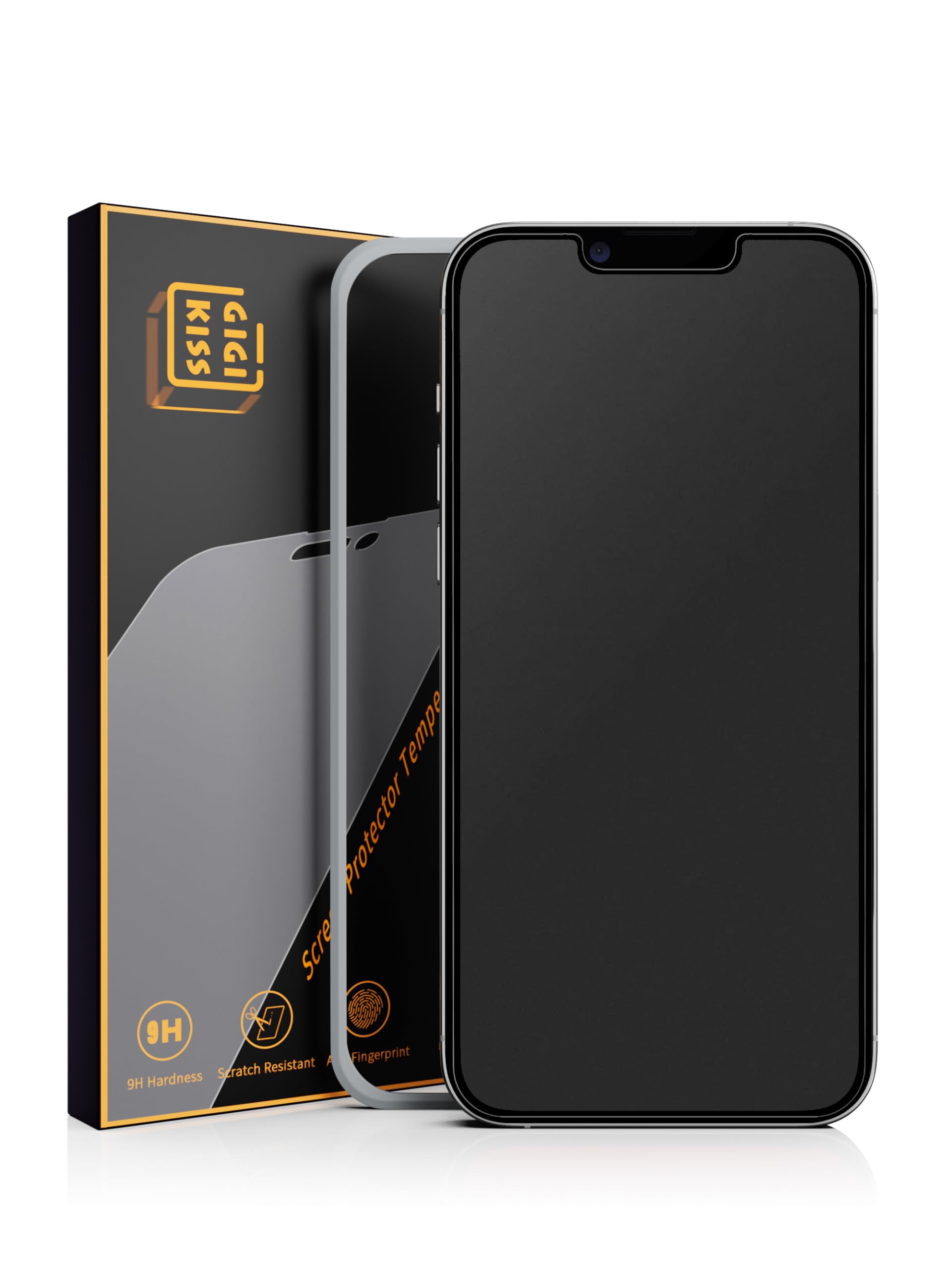 GIGIKISS 2-pak matowych ochraniaczy ekranu do iPhone'a 13 Pro Max/14 Plus [16,7 cala), ochrona ekranu przeciw odciskom palców i antyrefleksyjna osłona ekranu ze szkła hartowanego, łatwa instalacja