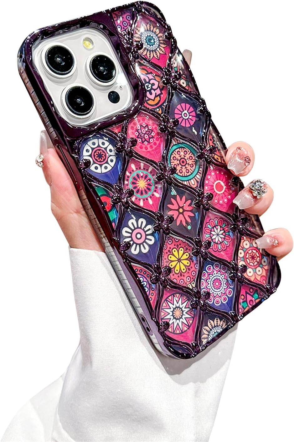Amazon.com: Fycyko Compatible for iPhone 14 Pro Max Case with Luxury ...