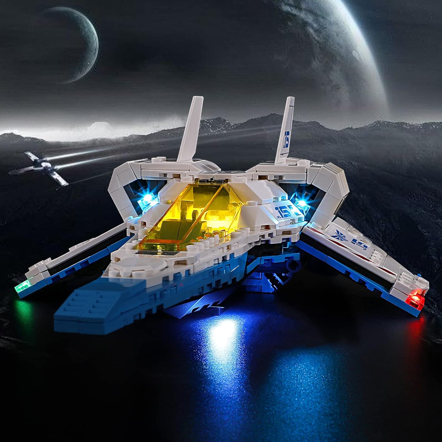 Vaodest LED Light for Lego Disney Pixar's Lightyear XL-15 Spaceship 76832 Set,Design and Configuration Compatible with 76832(LED Light Only, Not Building Block Kit)