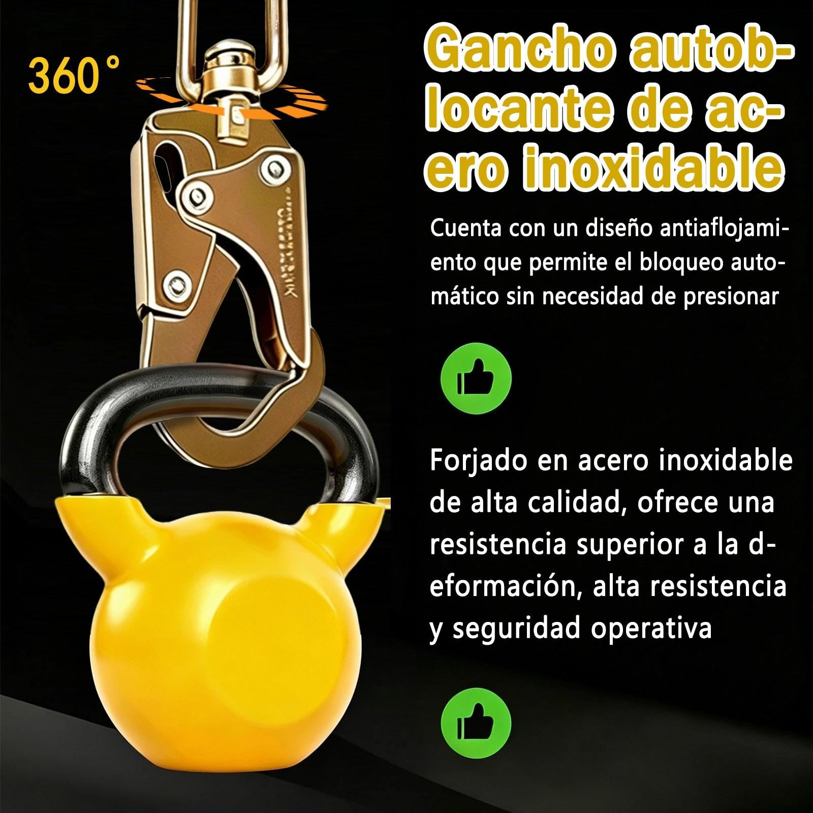 Arnes Linea de Vida Retráctil Tejado, 10m Dispositivo Anticaidas Retráctil Seguridad para Trabajos en Altura, Arnés de Seguridad Anticaídas Retráctil con Gancio Autobloccante(Verde,10m)