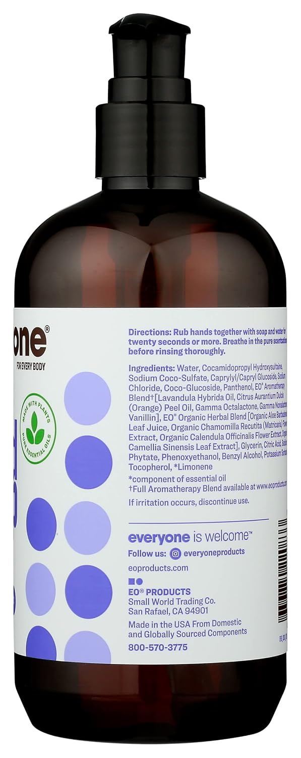 Everyone for Every Body Hand Soap: Lavender and Coconut, 12.75 Ounce, 6 Count - Packaging May Vary
