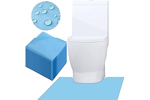 Peryiter 25 Count U-Shape Disposable Deodorizing Commode Floor Pads