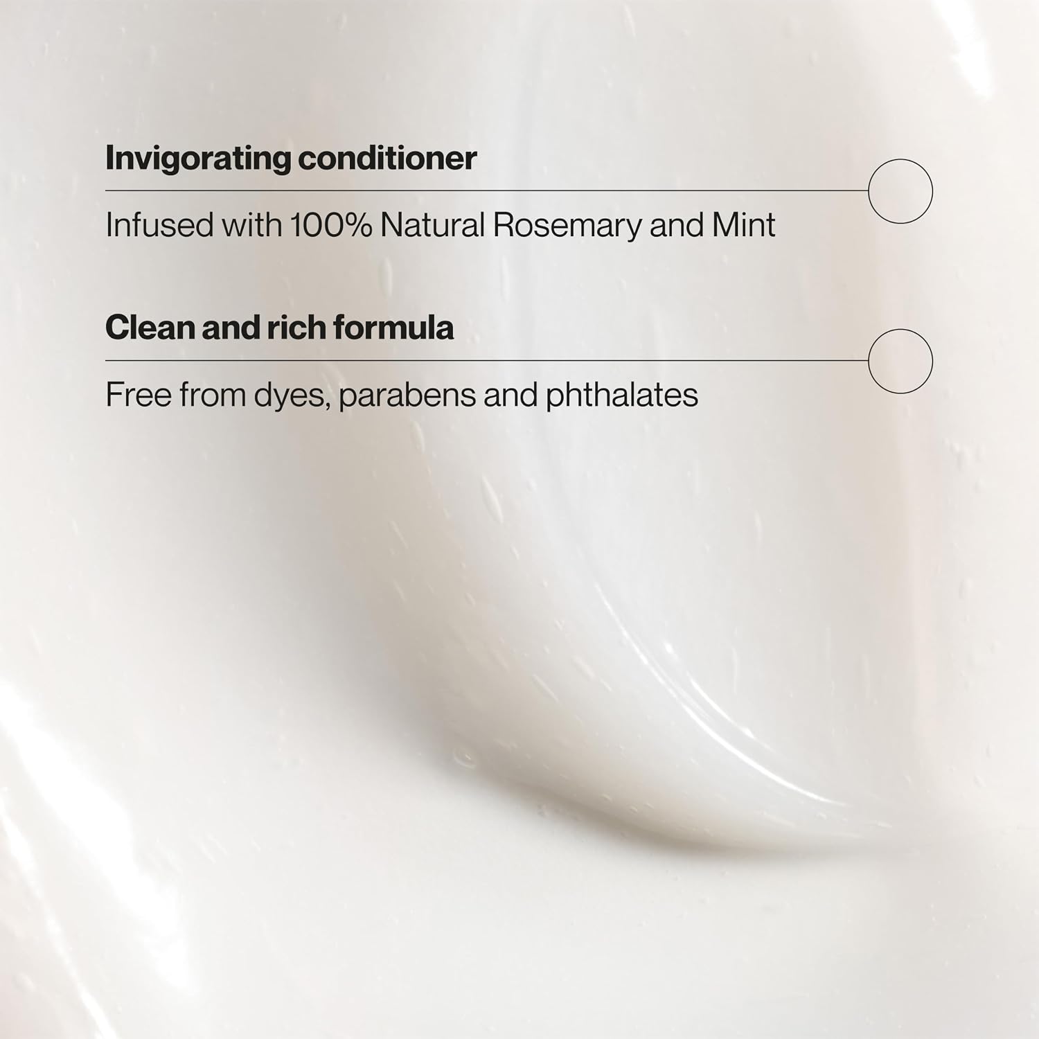 Suave Invigorating Conditioner with Rosemary & Mint, Deeply Conditions & Detangles for Soft, Healthy-Looking Hair, No Parabens, Phthalates, or Dyes, 4 Pack, 28 FL OZ EA image 3