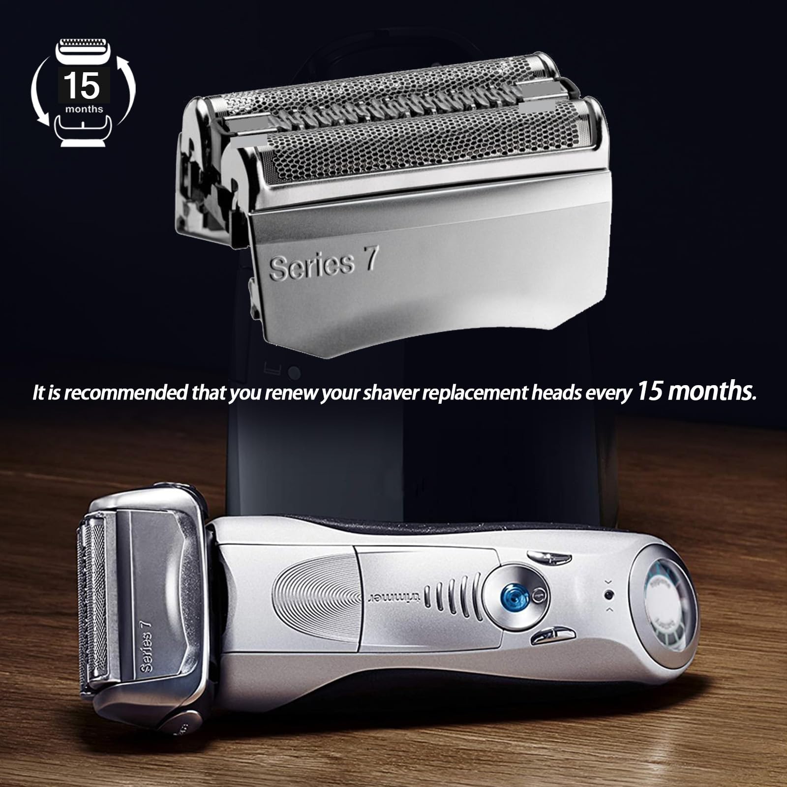 2パック 70S Series 7 交換用ヘッド Braun Series 7用 フォイル