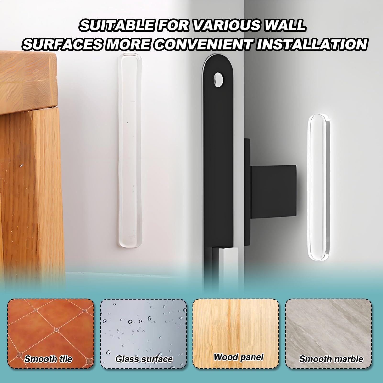 Cabinet Door Bumpers 44-Pack – Clear Silicone Strips & Pads For Interior Doors, Cupboards, And Furniture – Noise Reduction & Scratch Protection
