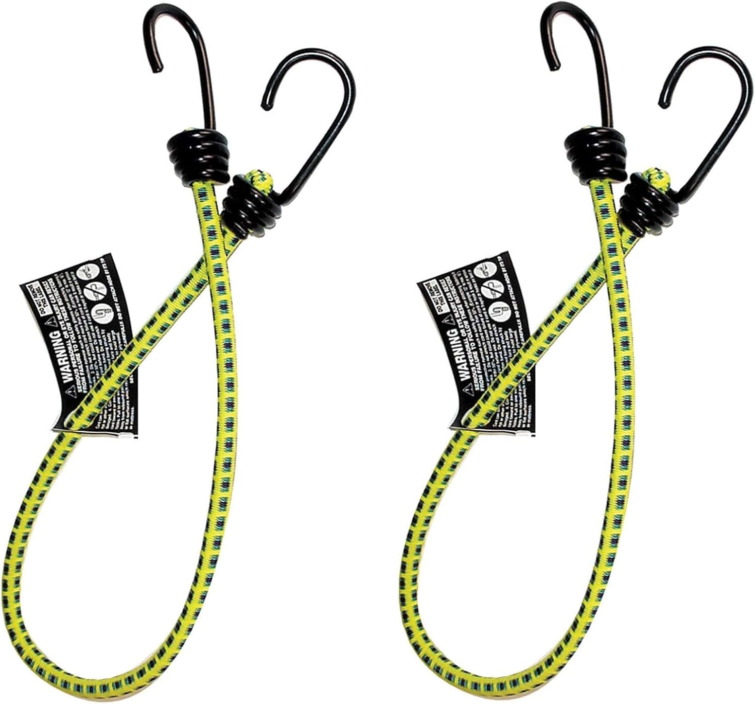 Keeper 06025 24" Bungee Cord with Coated Hooks - Truck Bed Accessories - 