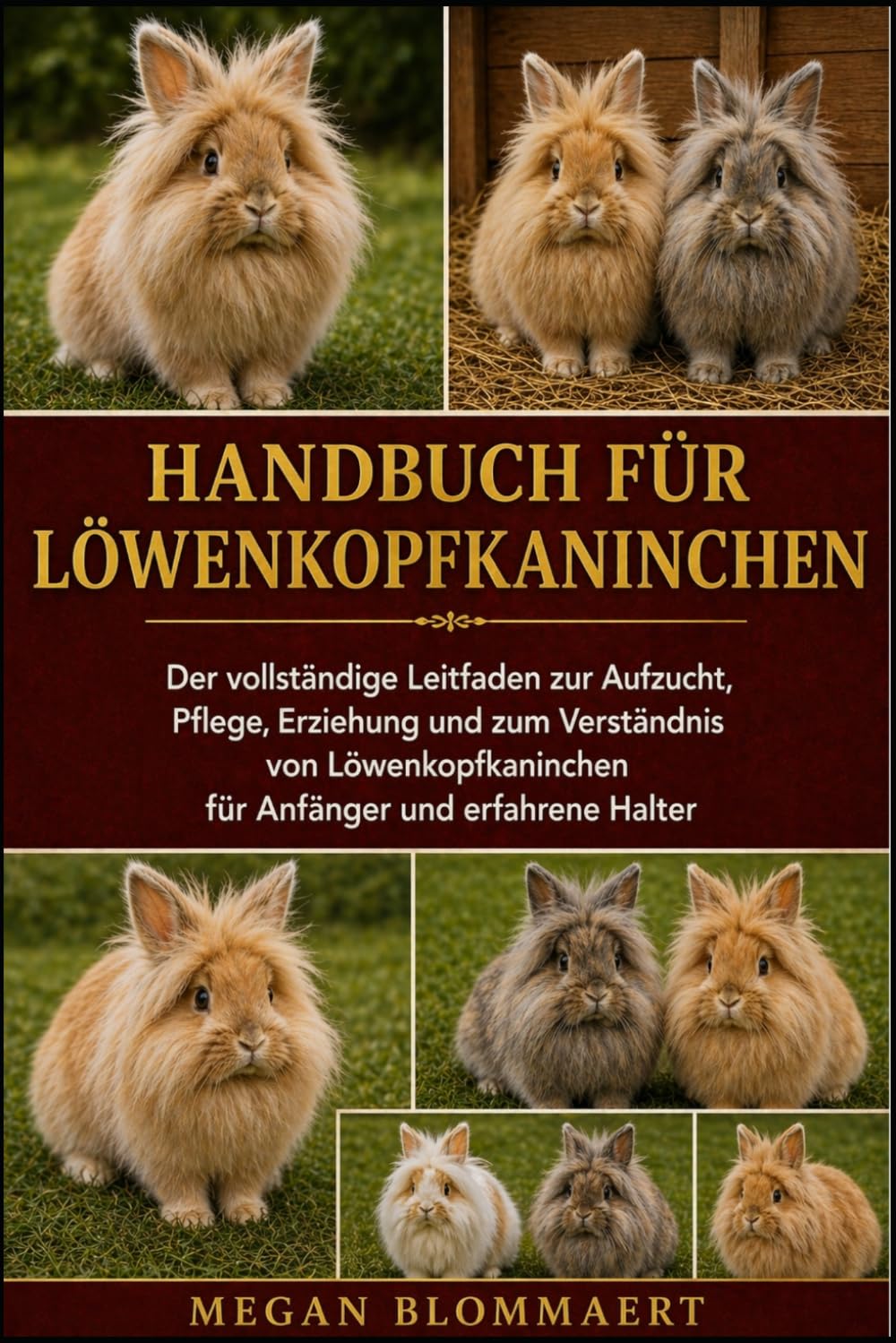 HANDBUCH FÜR LÖWENKOPFKANINCHEN: Der vollständige Leitfaden zur Aufzucht, Pflege, Erziehung und zum Verständnis von Löwenkopfkaninchen für Anfänger und erfahrene Halter