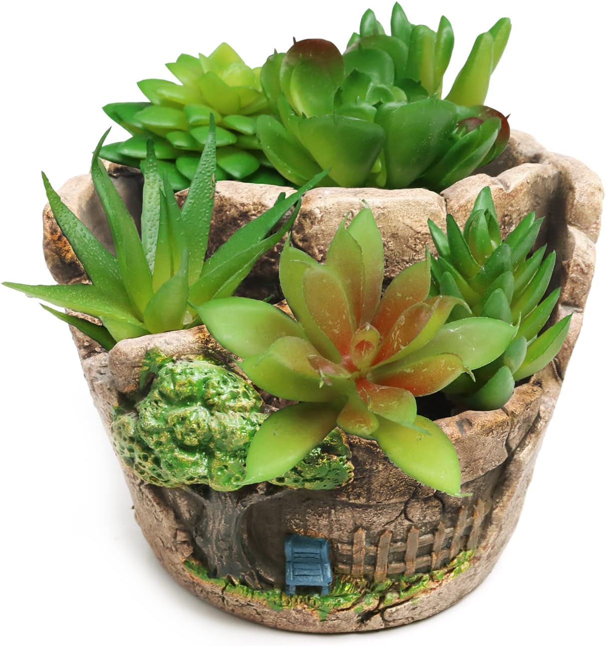 Succulent Plant pots, 5.3" Succulent Plant Cactus Creative pots, Home, Office and Garden pots Decoration, Exquisite Valentine's Day, Christmas, Birthday Gifts