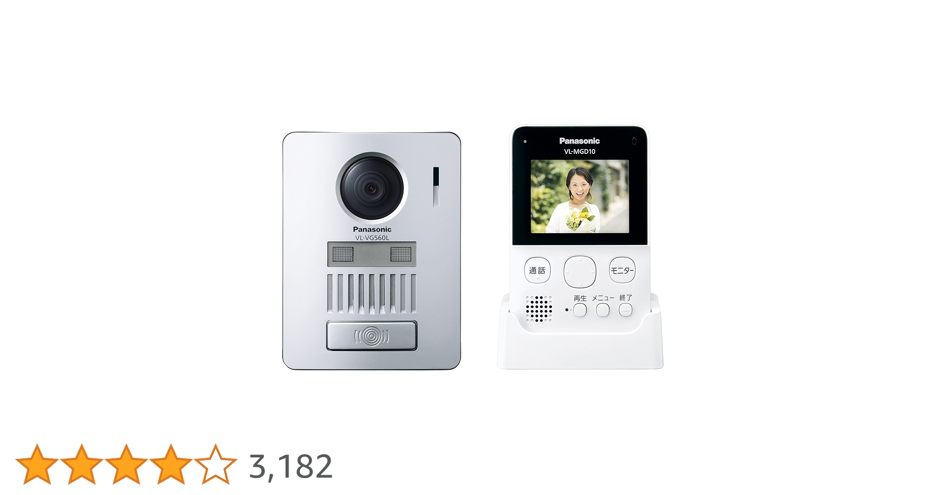 パナソニック VL-SGD10L ワイヤレステレビドアホン Panasonic パナソニック VL-SGD10L ワイヤレステレビドアホン