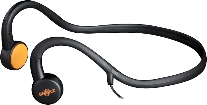 AfterShokz Sportz M3 Bone Conduction Cuffie Audio a Conduzione Ossea con  Microfono per Attività Sportiva, Nero : Amazon.it: Elettronica