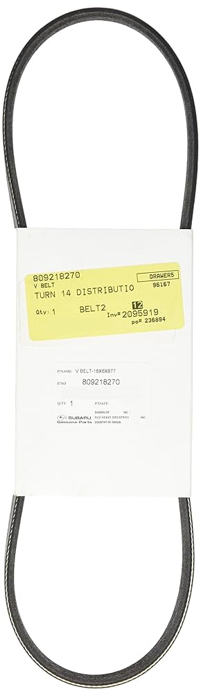 étra Amazon.com: Subaru Alternator Belt 18X6X877 Impreza Legacy