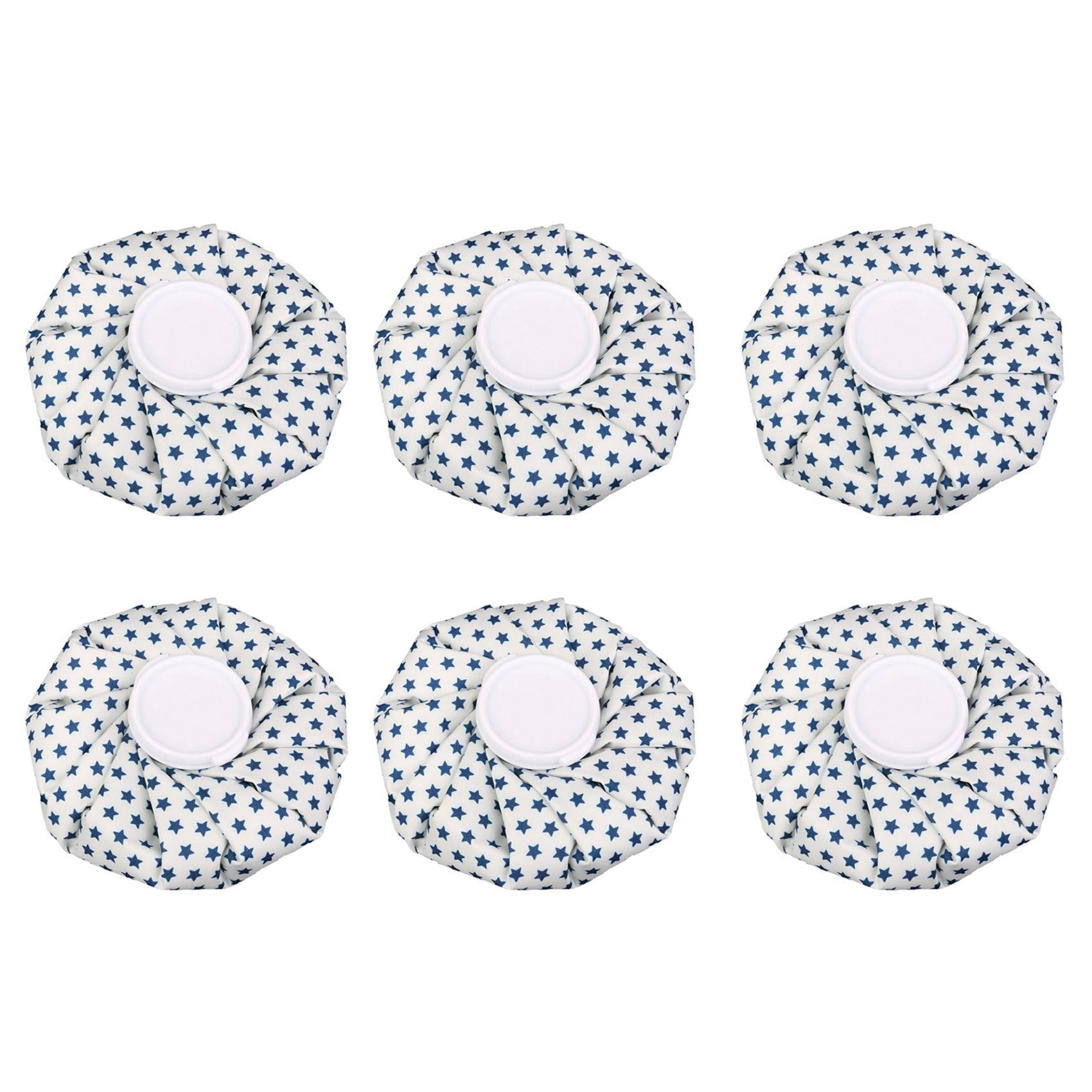 Hndhbfgrt 6X Ice Bag for Pain Relief 9Inch Pentacle, White