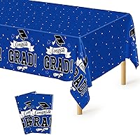 Vista 94 de 4 paquetes de manteles de plástico blanco, manteles desechables resistentes, 54 x 108 pulgadas, manteles de papel desechables para fiestas, limpieza