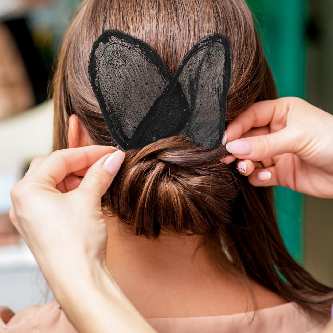 FOMIYES 2 herramientas para hacer moños de pelo, elegantes rizadores perezosos para mujeres, para peinados recogidos, accesorios para el cabello para fiestas de yoga, uso diario, elección única de