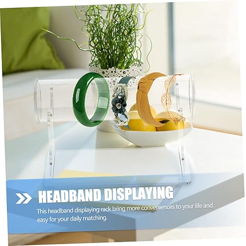 Miniatura 9 de Zerodeko Soporte de exhibición para el cabello, exhibición de collar para la venta de perchas de joyería, organizador para diadema, soporte para el