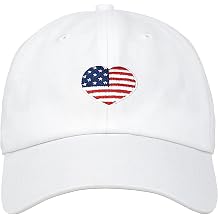 USA Flag & Embroidery Premium 100% Cotton Low Profile Adjustable Baseball Dad Cap