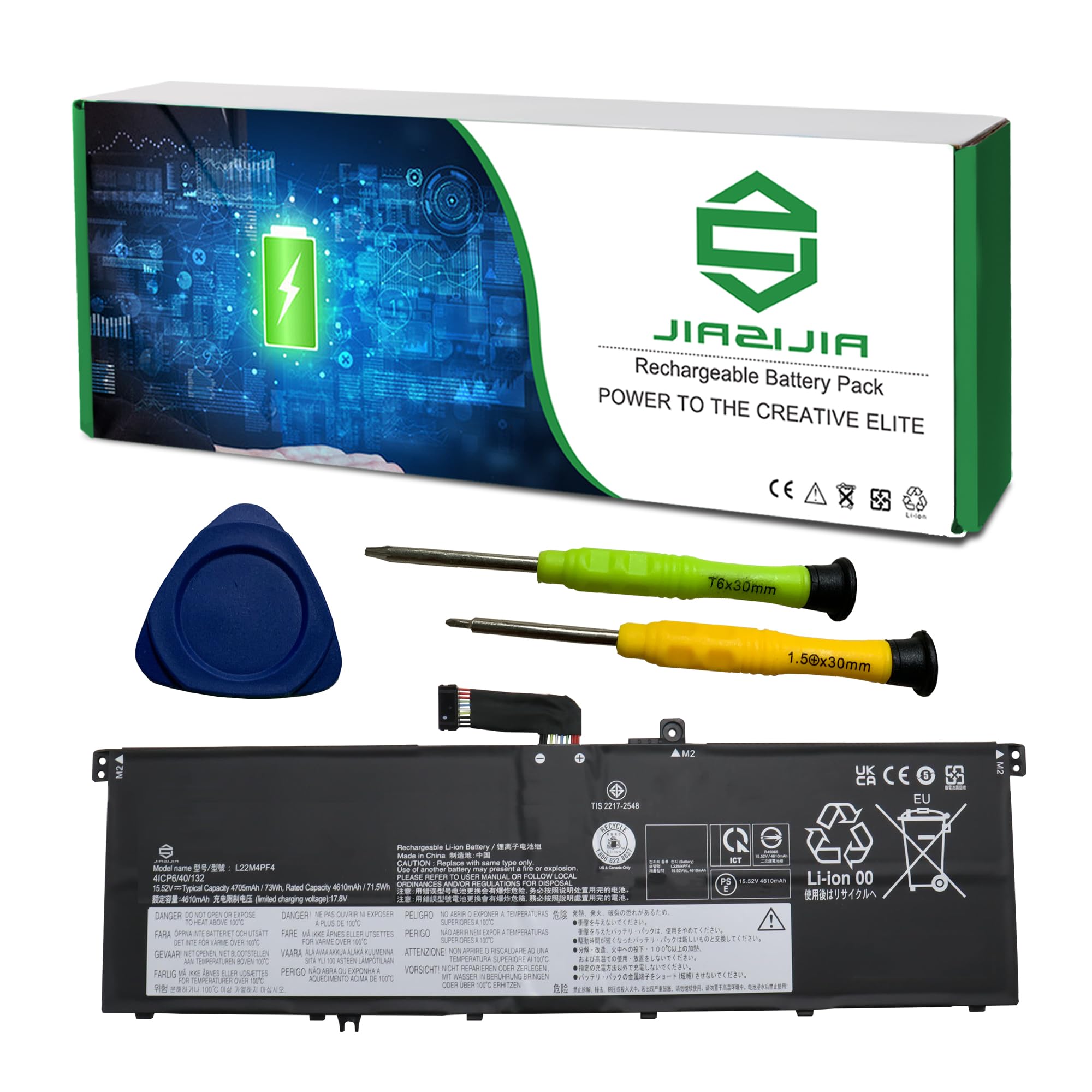 Amazon.com: JIAZIJIA L22M4PF4 Laptop Battery Replacement for