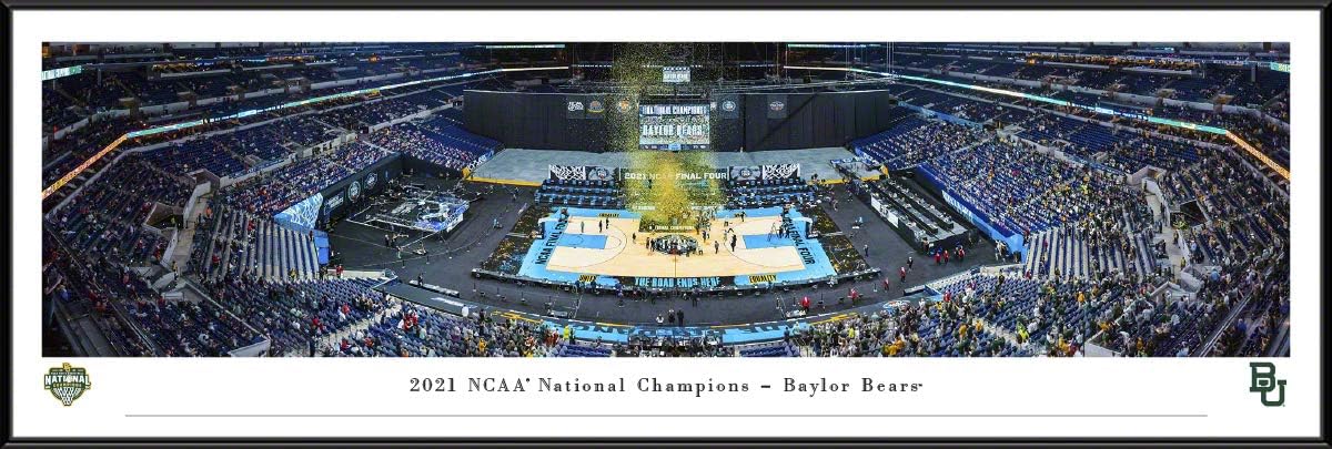 Baylor Bears - 2021 NCAA Men's Basketball National Champions - Panoramic Posters and Framed Pictures by Blakeway Panoramas