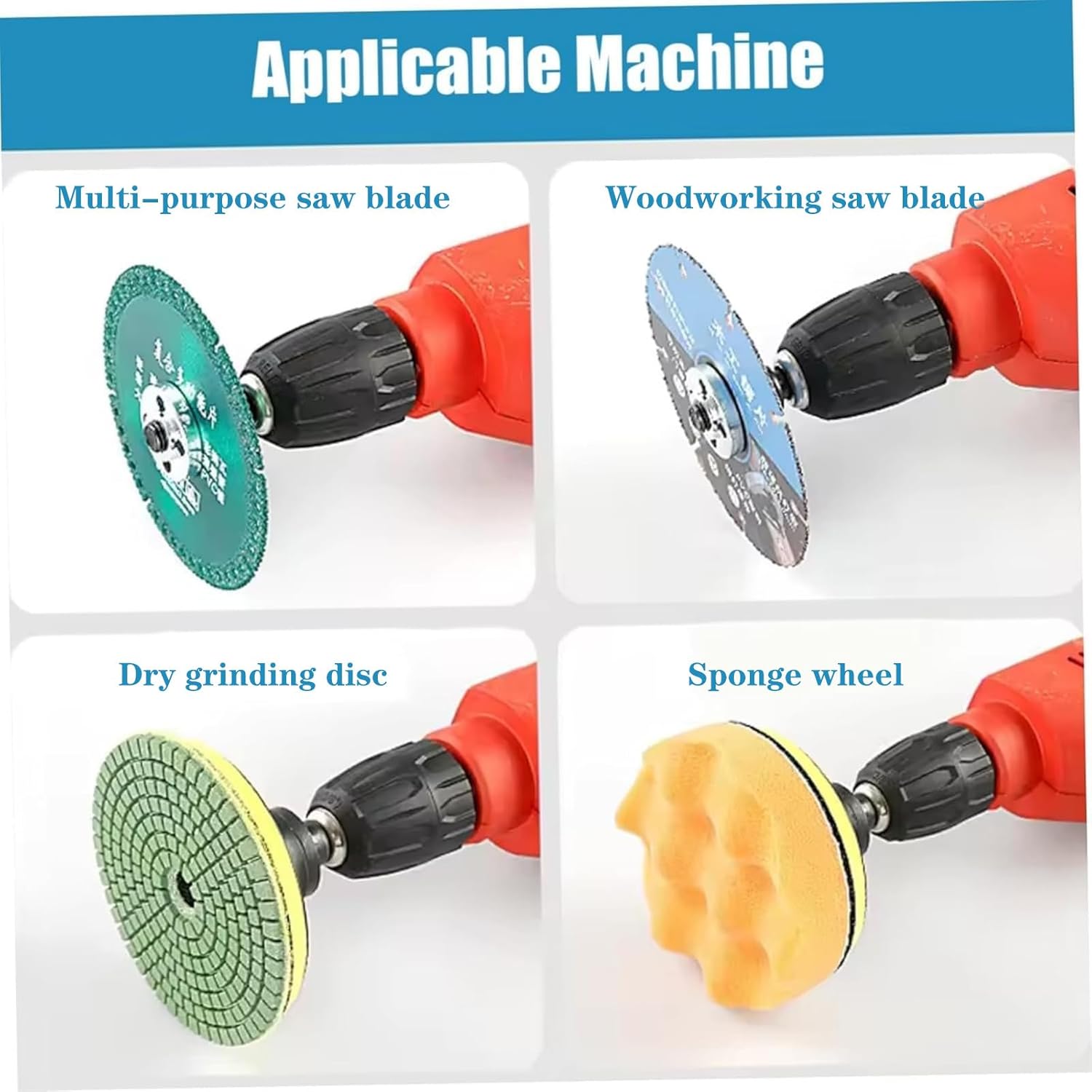 Angle Grinder Attachments Set, Electric Drill Angle Grinder Connecting Rod Set, Conversion Angles Grinding Adapter Connecting Rod Kit for Electric Drill for 10 to 13 mm (5 pcs)