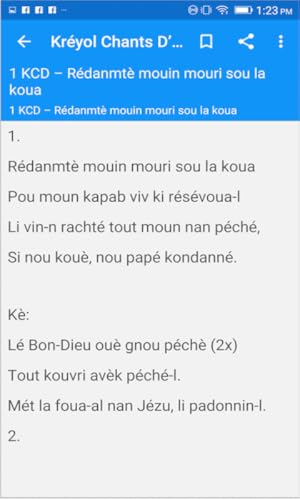 Chants D'esperance Haitian