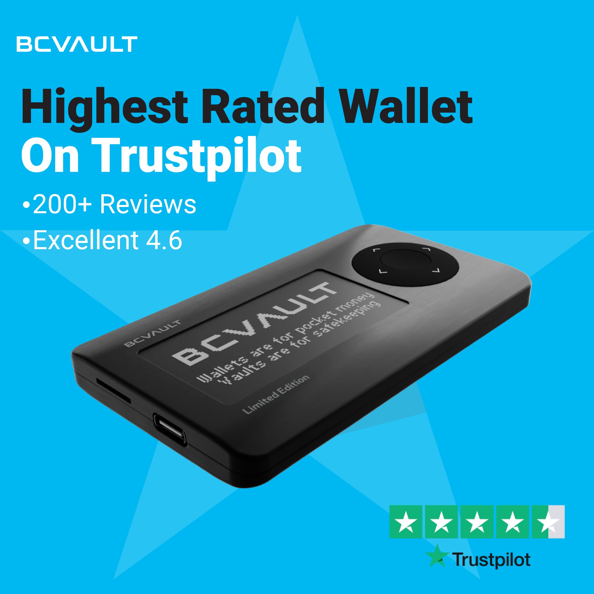 BC Vault Gunmetal - Hardware Crypto Wallet - Most Secure Cryptocurrency  Wallet in The World - Bitcoin, Ethereum, Litecoin wallet and more - Highest  Rated Hardware Wallet : Amazon.co.uk: Fashion