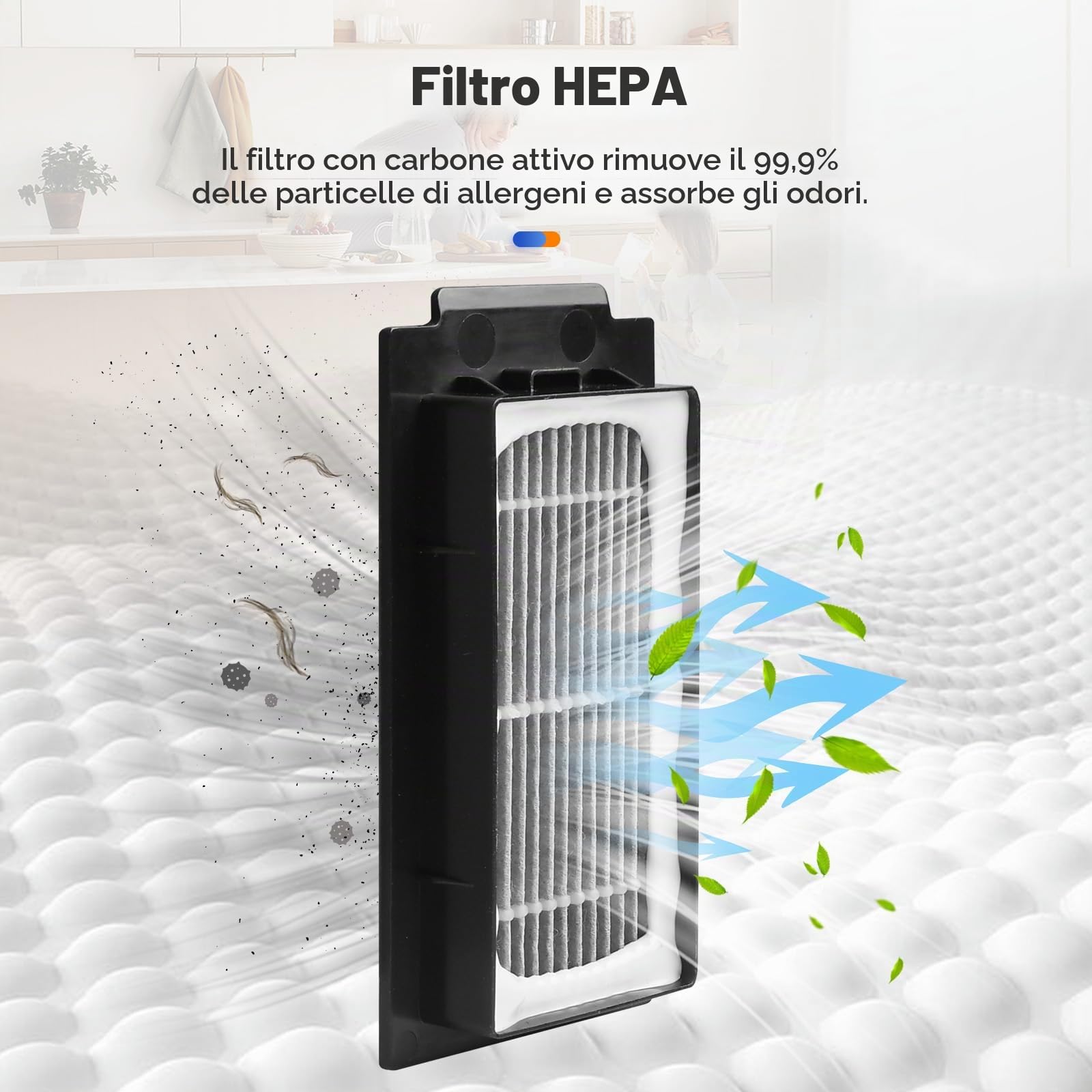 20 pezzi accessori compatibili con Ecovacs Deebot T50 Omni / T50 Pro Omni, 1 spazzola principale, 6 sacchetti, 4 panni, 4 filtri, 4 spazzole laterali, 1 spazzola di pulizia