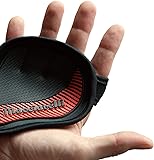 MACCIAVELLI - Fitness Grip Pads pour Le Crosstraining, l’haltérophilie S Rouge | Noir
