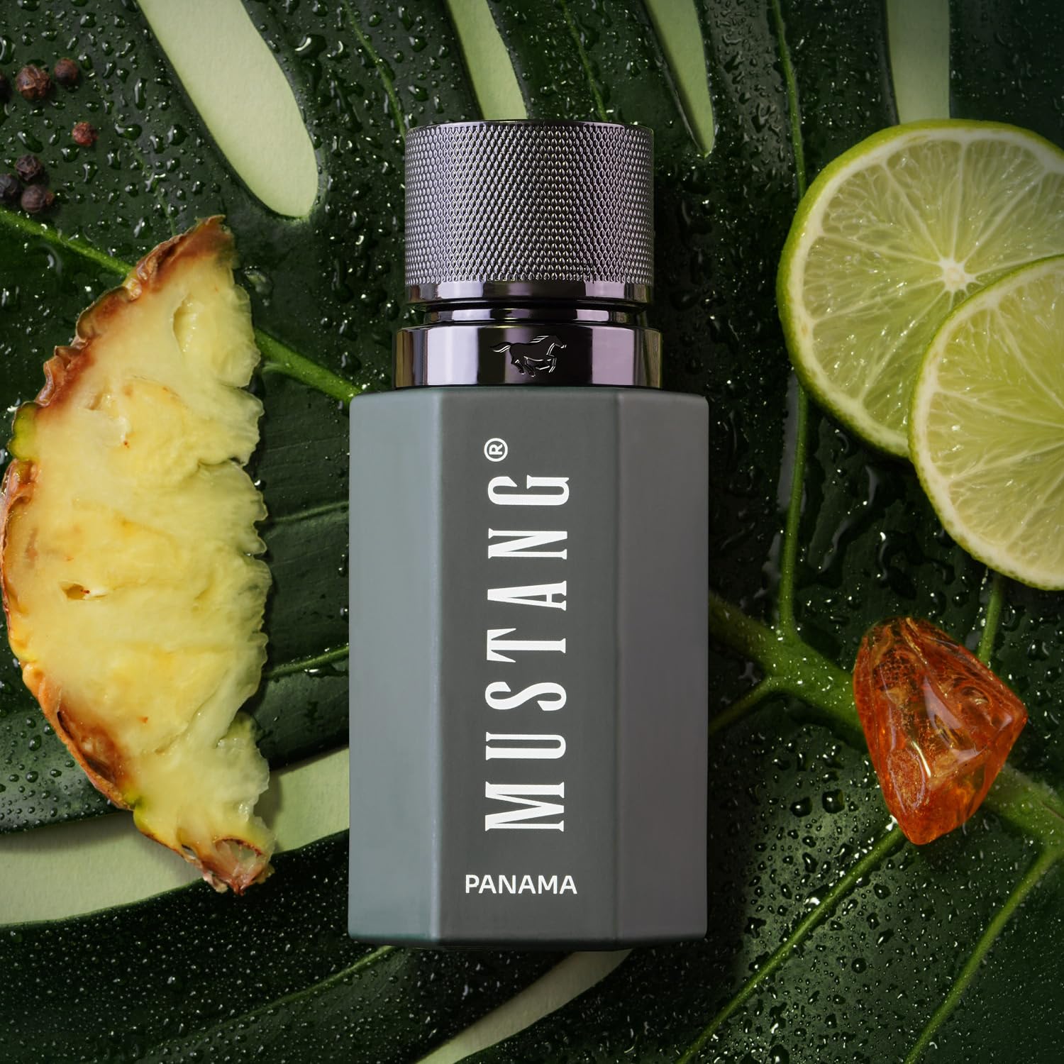 MUSTANG WILD HORIZON PANAMA Parfüm Herren 50 ml I Holzig-ambriertes Eau de Toilette Herren I Männer Parfüm für jedes Alter I Aromatisch, exotisch & sinnlich I Mit Zitrusnoten, Ananas & Moschus - 5