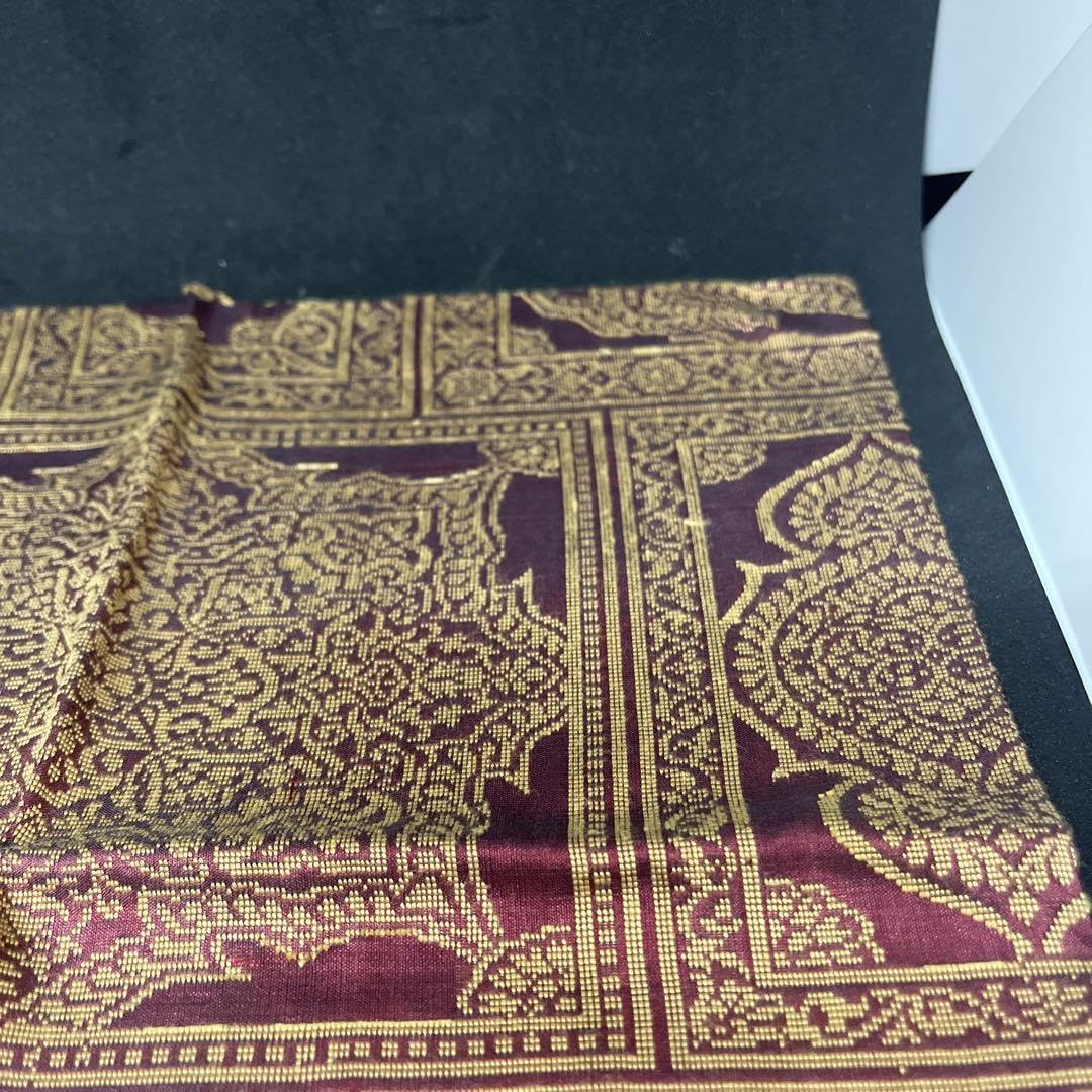 珍品　帛紗　大虚山光悦寺　山下恵光書付　インド土産　モール服紗　モール更紗　古裂 Amazon.co.jp: 珍品 帛紗 大虚山光悦寺 山下恵光書付 インド土産
