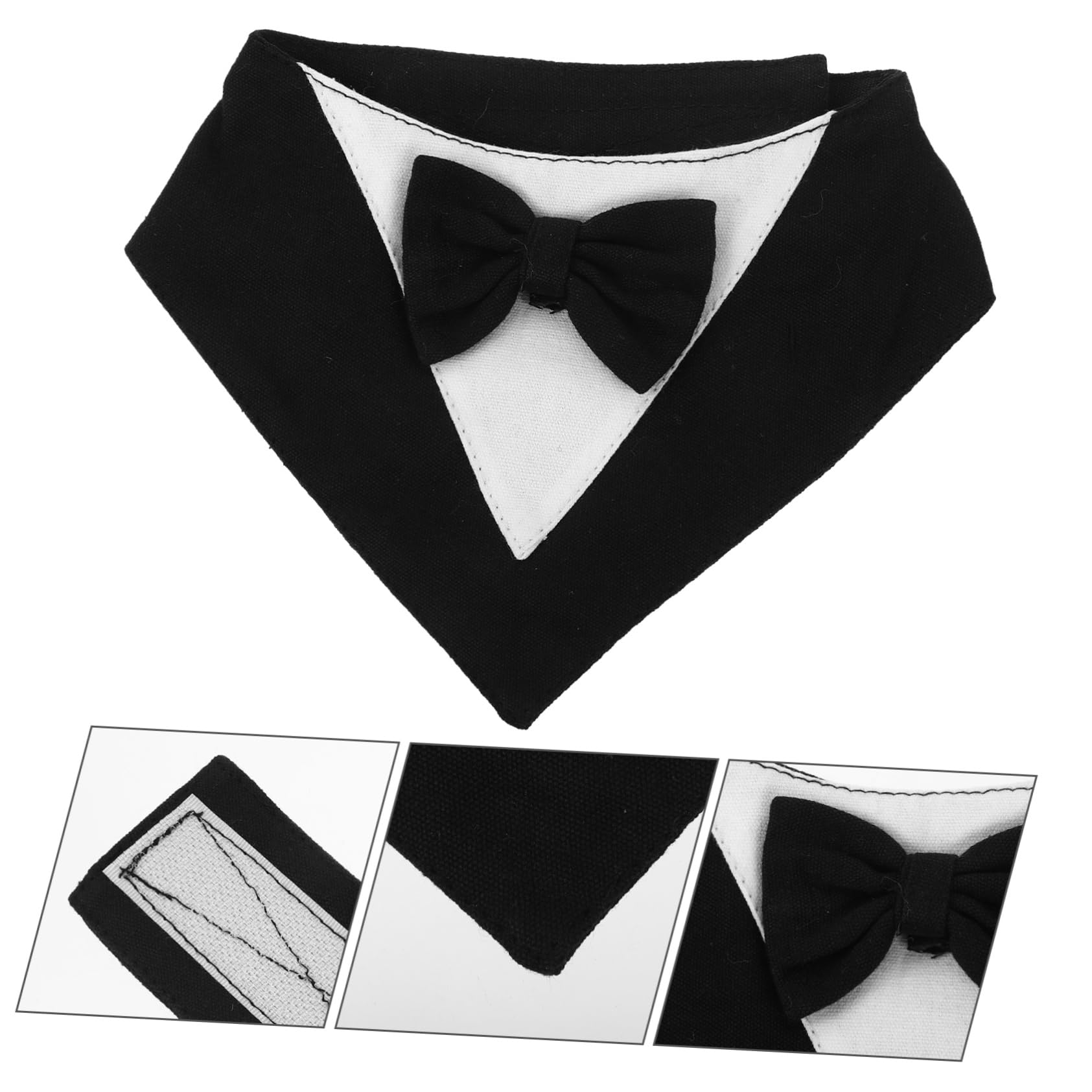 POPETPOP 5 Collares Grandes para Perro Pajarita Bandana Bufanda para Perros Accesorio De Moda para Mascotas