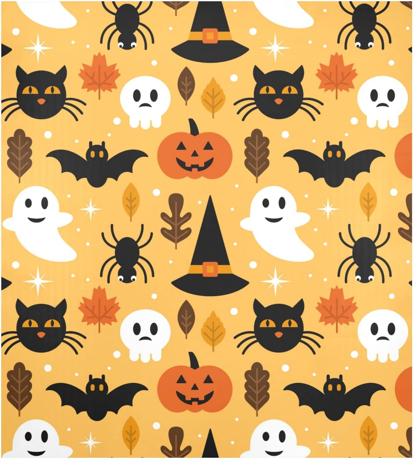 Kigai Halloween Pumpkin Dishwasher Cover, Kitchen Fridge Door Panel