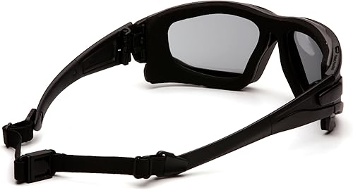 Vista 27 de PYRAMEX I-Force Sporty Dual Pane Anti-Fog Goggle, Black Frame/Clear Anti-Fog Lens Lente antivaho espejo E/S / marco negro