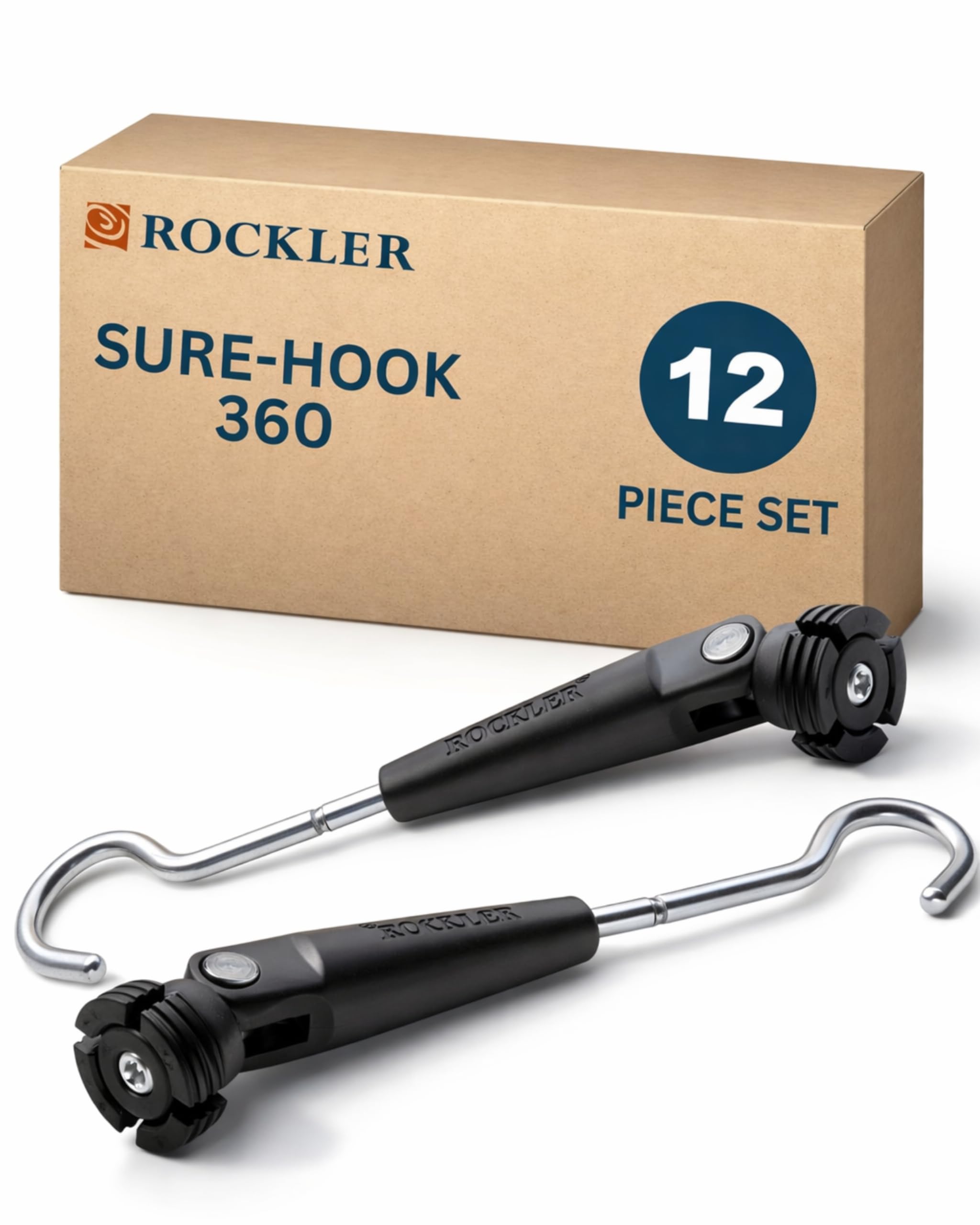 Rockler Sure-Hook 360 Painting Rack Hooks 12-Pack for Cabinets | Painting Rack Hooks Efficient Cabinet Finishing Hanging Hooks Fits 35 mm Hinges 12-Pack product thumbnail 2