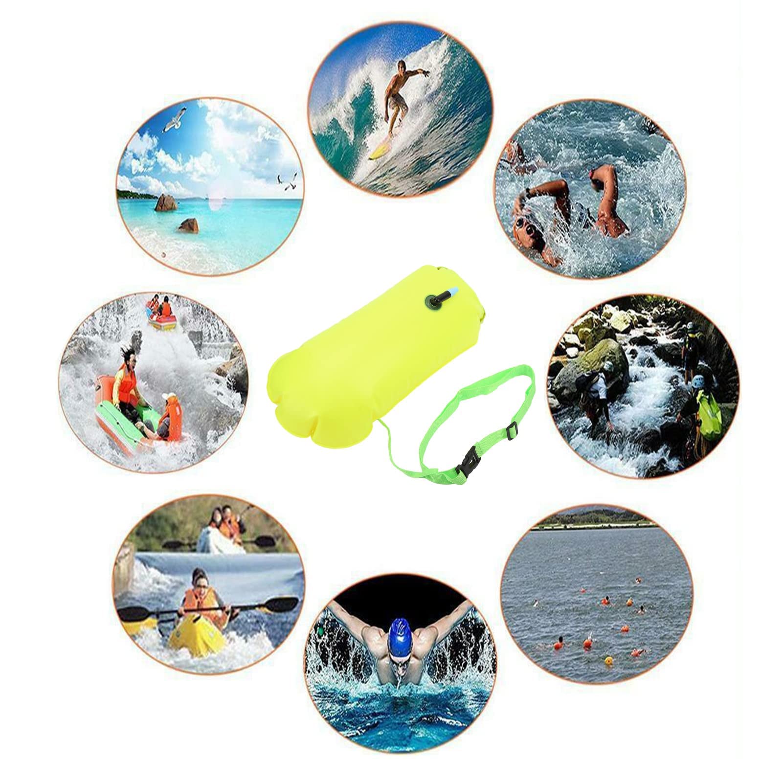Gommone da Piscina, Salvagente,Gommone da Piscina a Forma di Sirena, Ausilio Al Galleggiamento con Cuscino di Seduta,Float(A