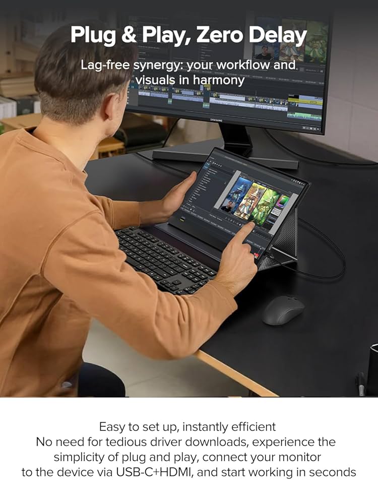 新品【EVICIV】Portable monitor 10.5インチ Amazon.com: EVICIV Portable Monitor Touchscreen 15.6 FHD