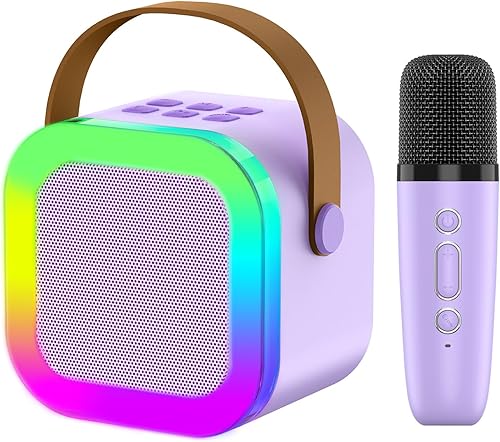 Juguete de máquina de micrófono de karaoke para niños, regalo de cumpleaños de Navidad para niñas de 4 a 12 años, juguetes de karaoke para niñas de
