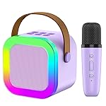 OUTUVAS Kids Karaoke Microphone Machine Toy, 4-12 Years Old Girls Christmas Birthday Gift for Girls, Karaoke Toys Gifts for Girls Ages 4, 5, 6, 7, 8, 9, 10, 12 +Year Old Birthday Party.