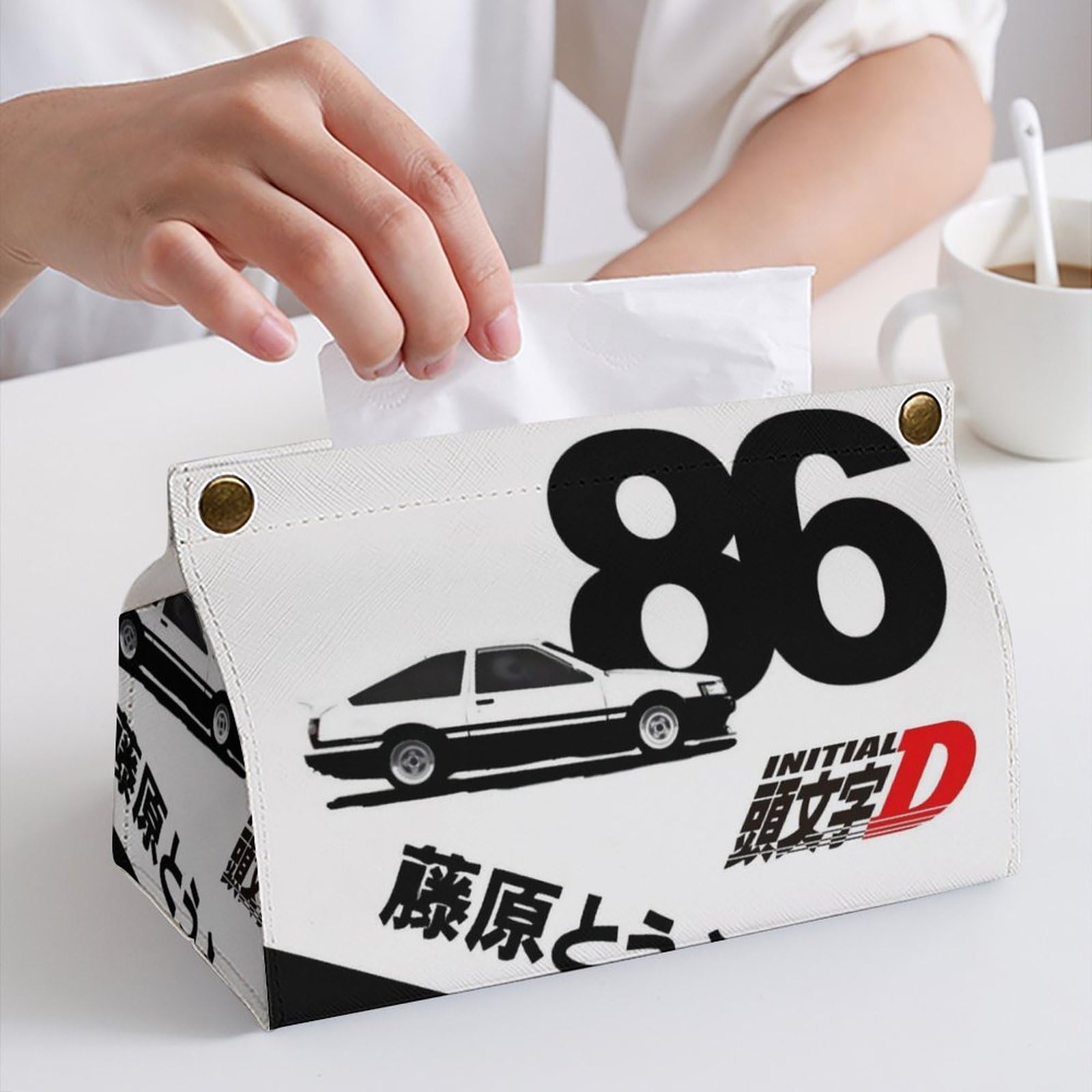 Amazon｜ティッシュケース 頭文字d イニシャル D 藤原拓海 ティッシュ