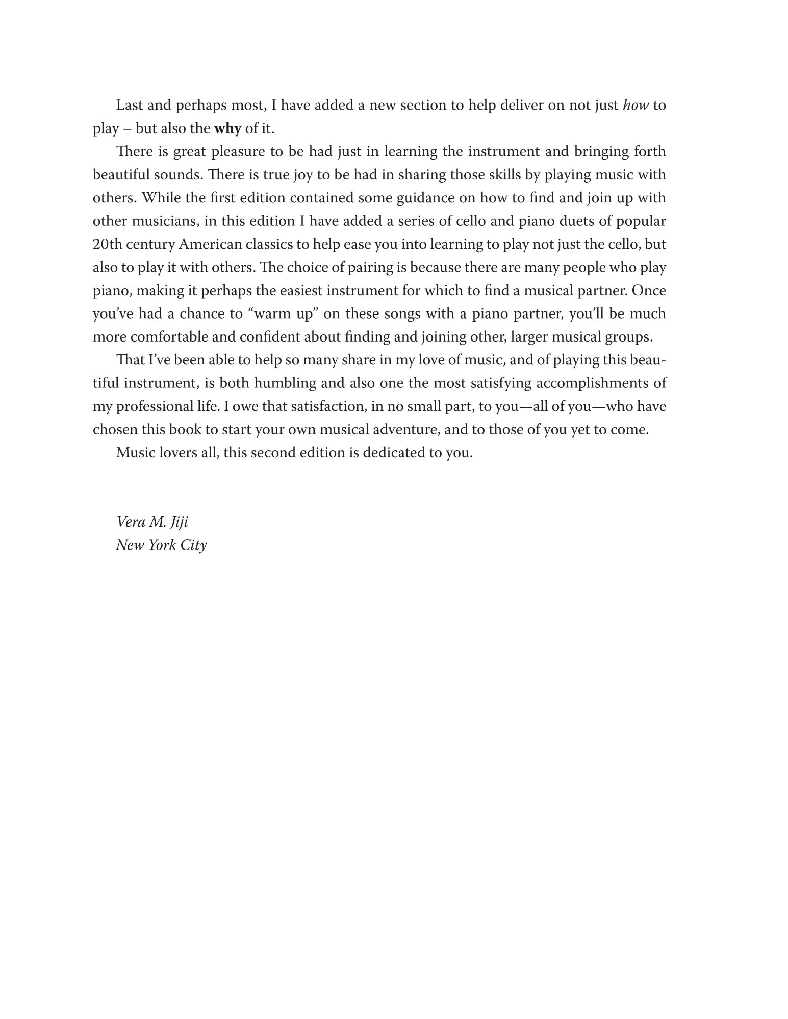 Cello Playing for Music Lovers: A Self-Teaching Method