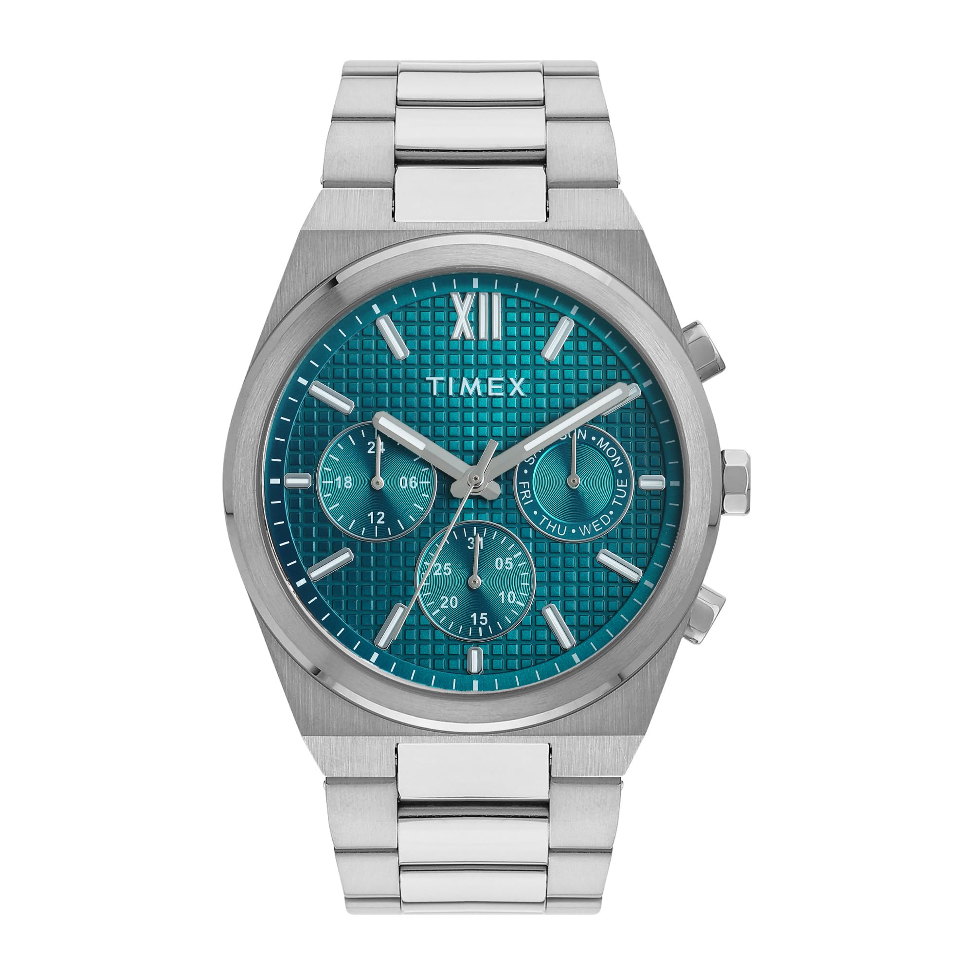 timex Analog Watch for Men Available in Multicolor Dial & Silver Stainless Steel Bracelet Band - Water Resistant Wrist Watches-picture-29