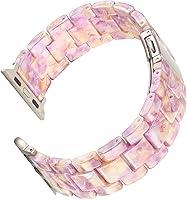 Vista 146 de Lightweight Resin Band For Apple Watch Series 11 10 SE 9 8 7 6 5 4 3 2 1 Ultra 3 2, Fashion Adjustable Replacement Strap for iWatch Bands 38mm 40mm