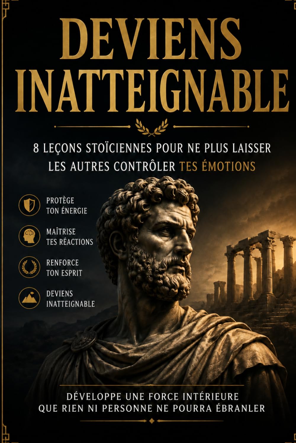 DEVIENS INATTEIGNABLE: 8 LEÇONS STOÏCIENNES POUR NE PLUS LAISSER LES AUTRES CONTRÔLER TES ÉMOTIONS (Collection Stoïcienne Moderne)