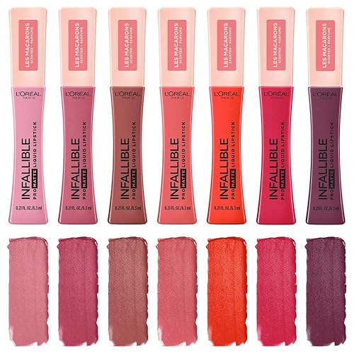 Miniatura 10 de L'Oreal Paris Infallible Pro-Matte Liquid Lipstick, Milk And Cookies, 0.21 fl oz. (Pack of 2)