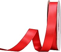 Vista 49 de YAMA Cinta de satén de doble cara, 7/8 pulgadas, 25 yardas para envolver regalos, color rosa