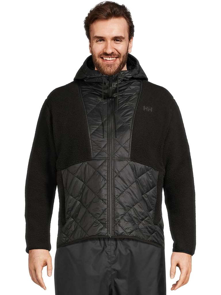 Black Helly Hansen Stowe Hooded Hybrid Jacket