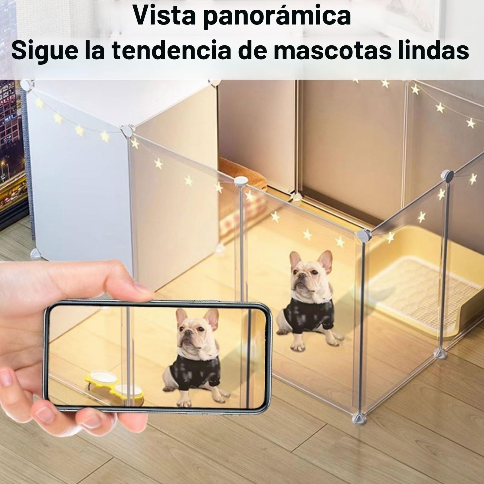 Jaula para Conejos de Interior, Parque para Mascotas, Parque para Animales Pequeños, Jaula para Conejos, Conejillos de Indias, para Hurones, Gatitos, Conejitos