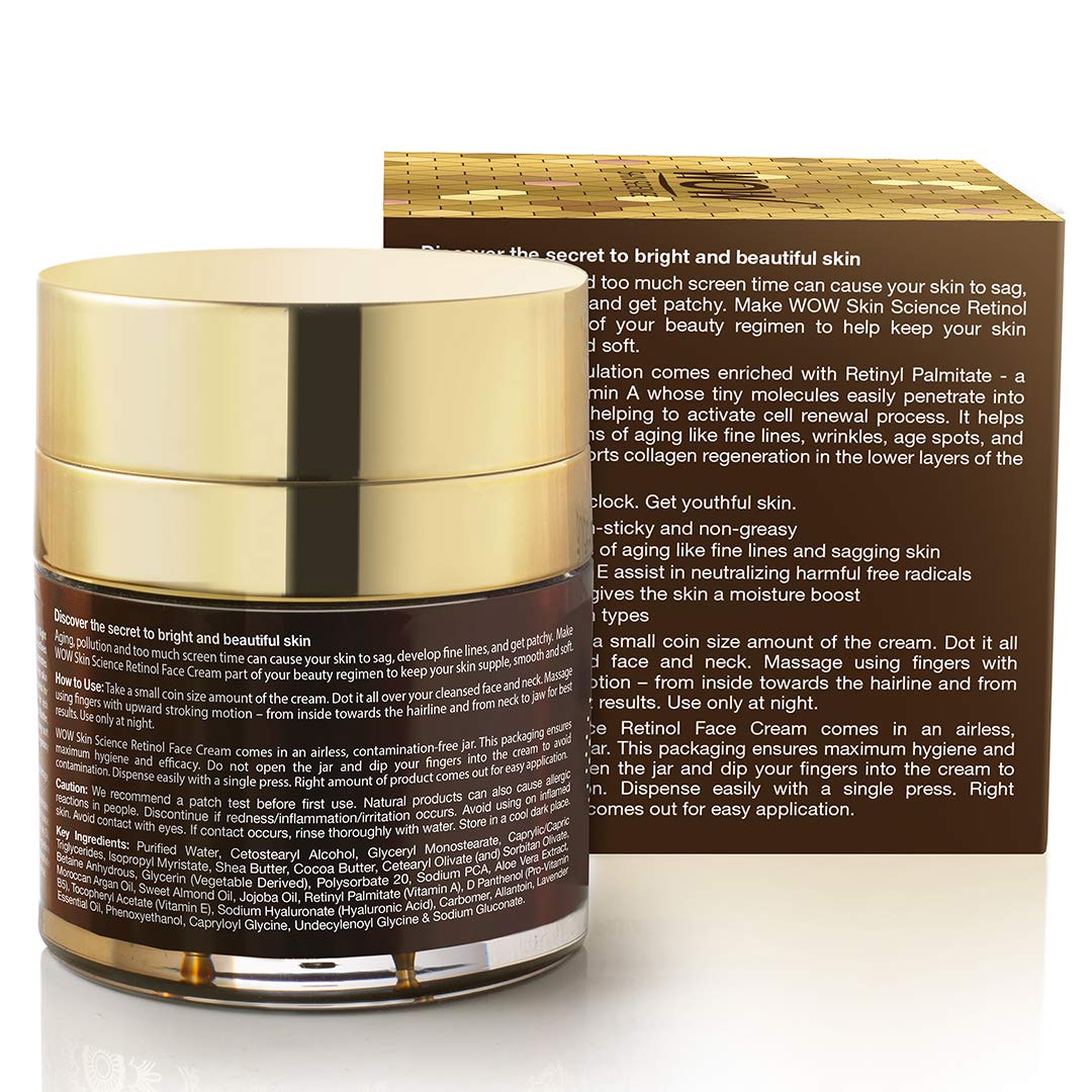 WOW Skin Science Retinol Gesichtscreme für alle Hauttypen 50 ml - Bild 2 von 8