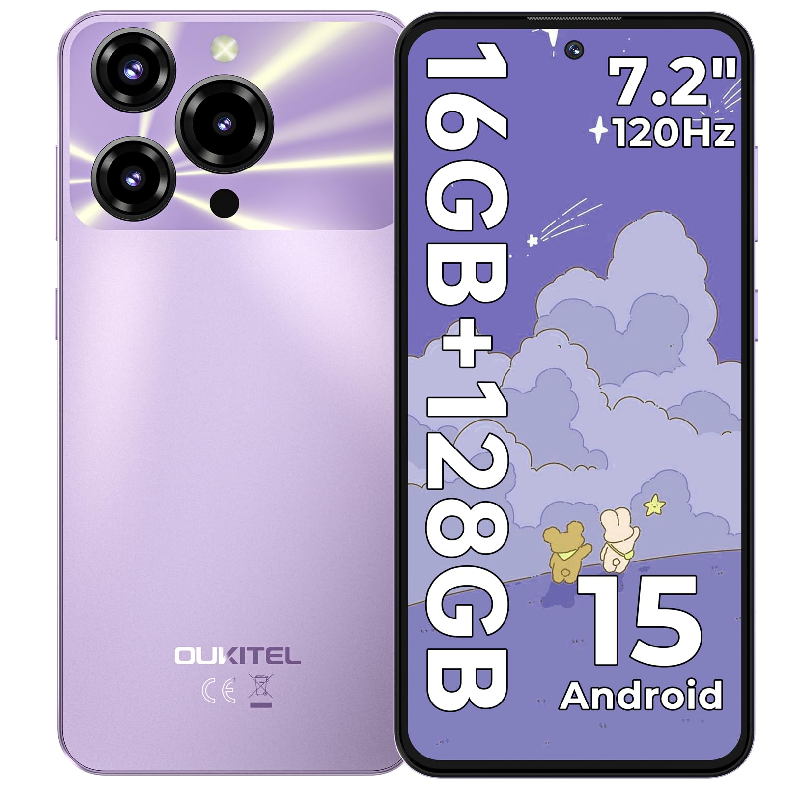 Amazon | OUKITEL C69 SIMフリー スマホ Android スマートフォン 7.2