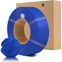 Bamboo PLA Basic Refill Filament 1.75mm 1 KG 2.2lbs with RFID for Bambu Lab A1/X1/P1 Series 3D Printers,Easy to Print, 3D Printing Filament,No Spool, +/- 0.03mm Blue 10601